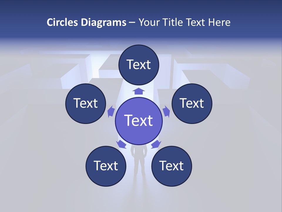 Conceptual Puzzle Background PowerPoint Template