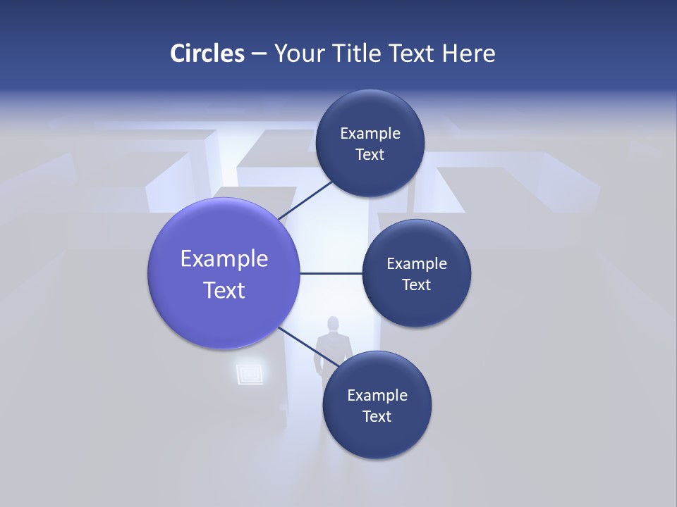 Conceptual Puzzle Background PowerPoint Template