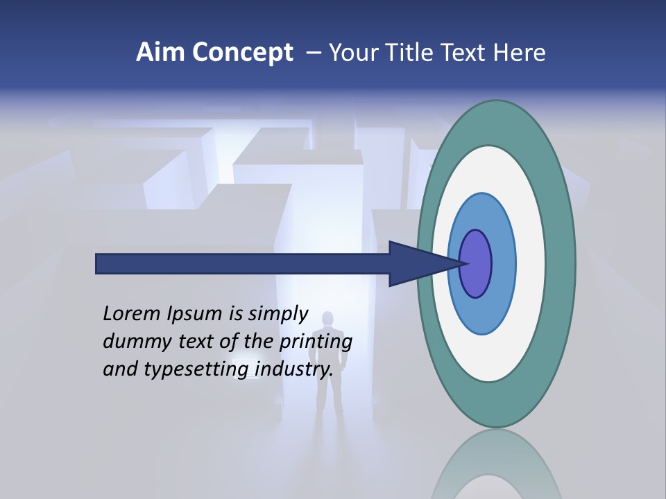 Conceptual Puzzle Background PowerPoint Template