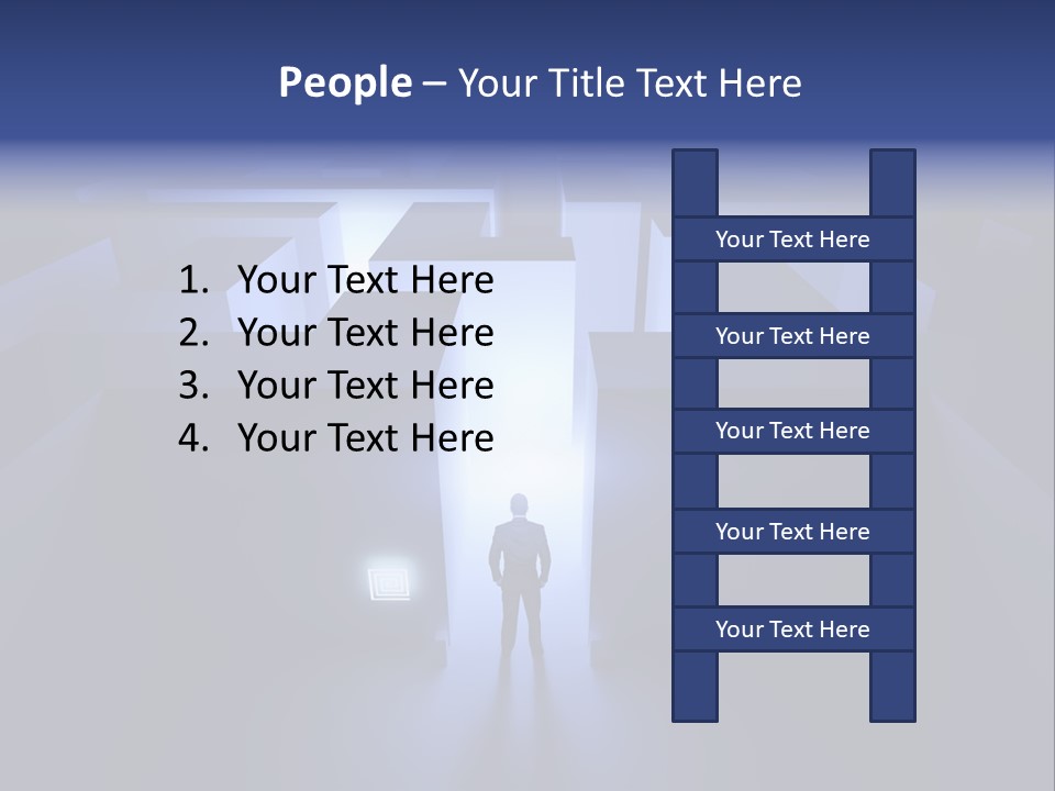 Conceptual Puzzle Background PowerPoint Template