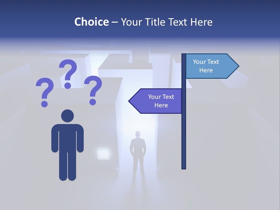 Conceptual Puzzle Background PowerPoint Template