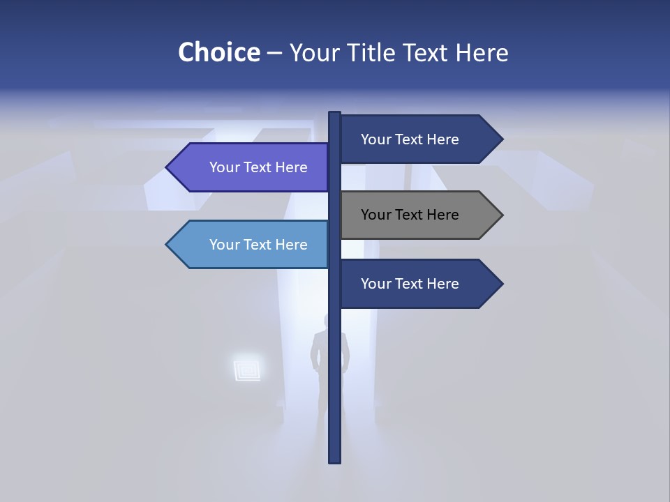 Conceptual Puzzle Background PowerPoint Template