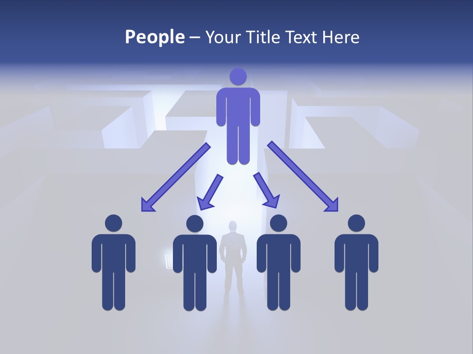 Conceptual Puzzle Background PowerPoint Template