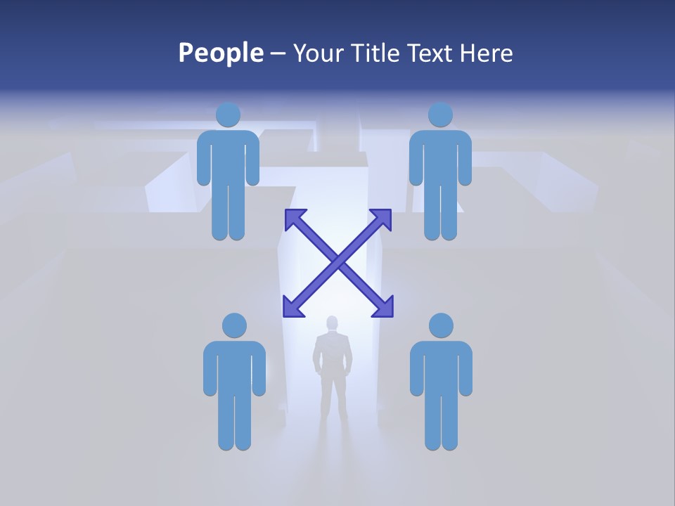 Conceptual Puzzle Background PowerPoint Template