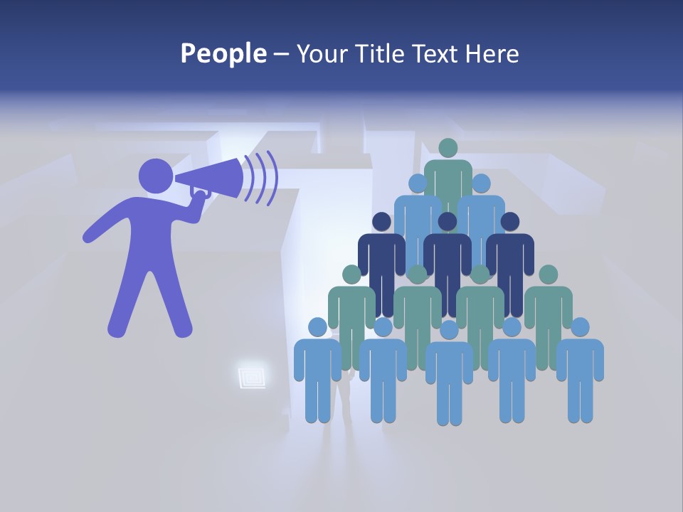 Conceptual Puzzle Background PowerPoint Template