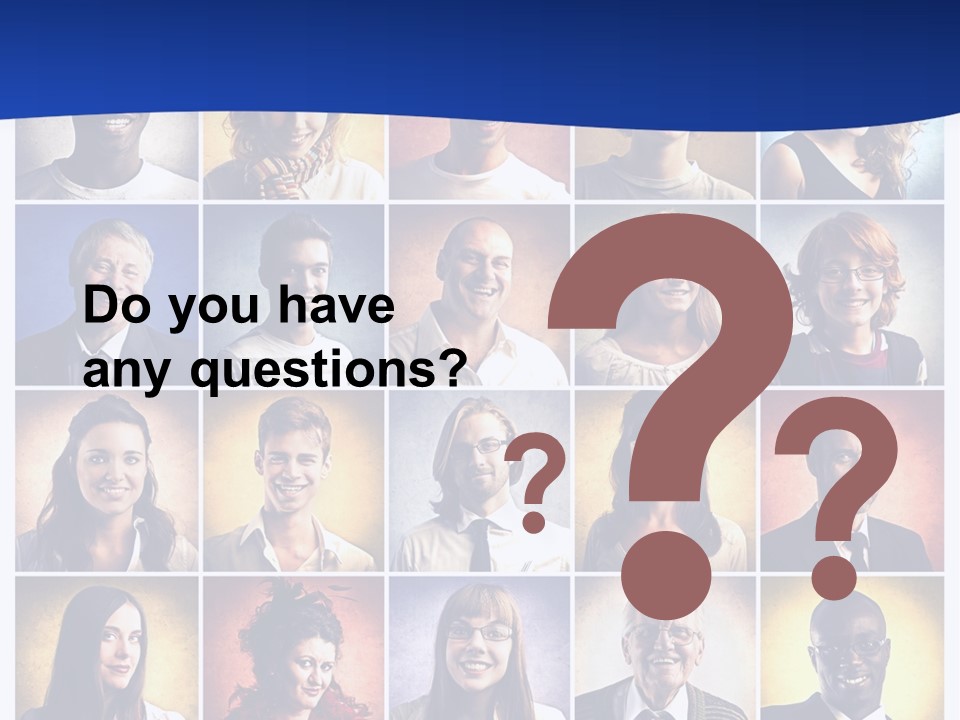 Color Businessman Female PowerPoint Template