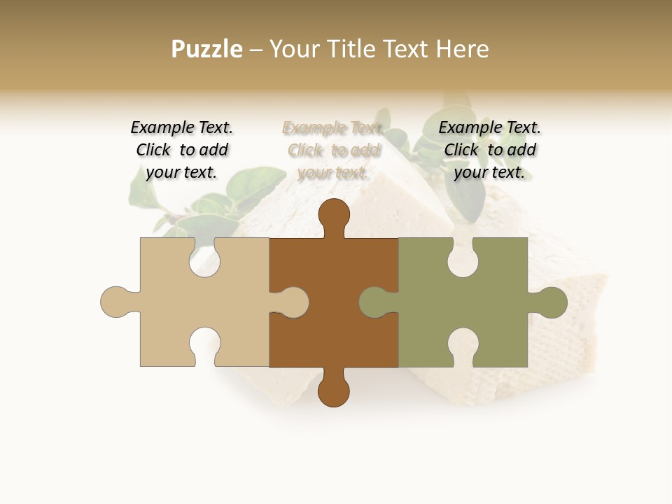 Soybean Ingredient Cubes PowerPoint Template