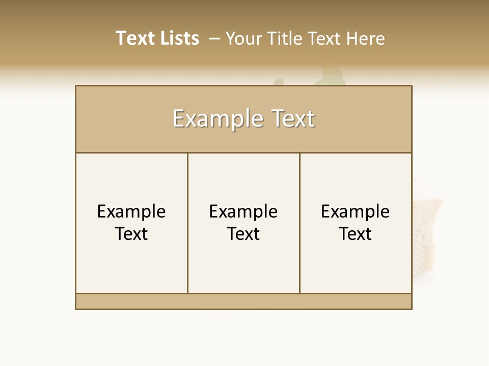 Soybean Ingredient Cubes PowerPoint Template