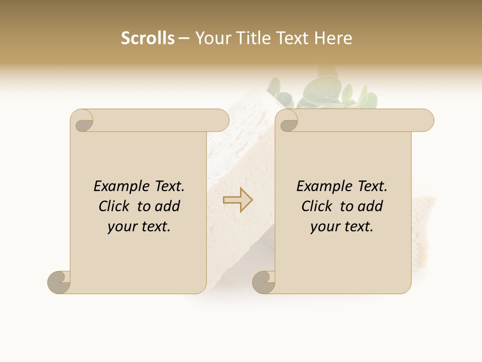 Soybean Ingredient Cubes PowerPoint Template