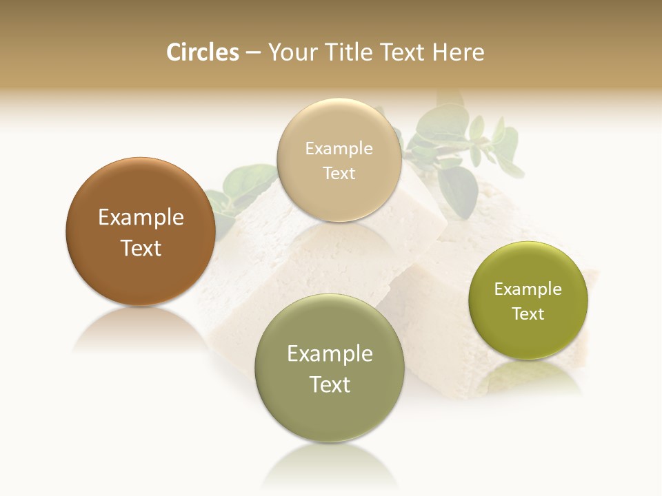 Soybean Ingredient Cubes PowerPoint Template