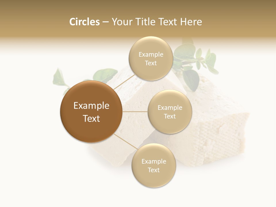 Soybean Ingredient Cubes PowerPoint Template