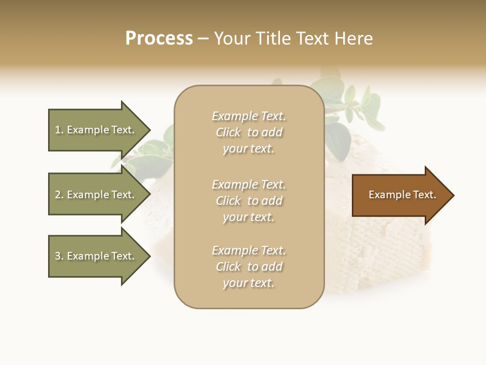 Soybean Ingredient Cubes PowerPoint Template