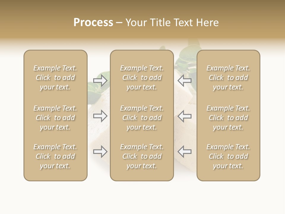 Soybean Ingredient Cubes PowerPoint Template