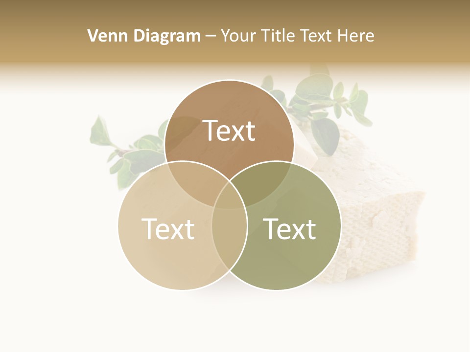 Soybean Ingredient Cubes PowerPoint Template
