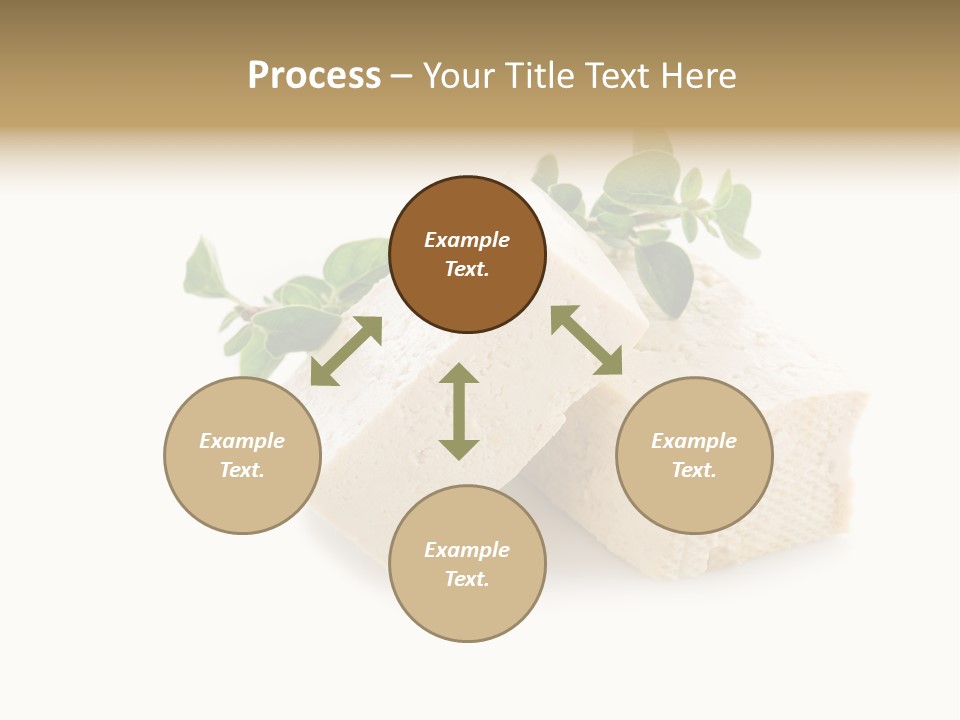 Soybean Ingredient Cubes PowerPoint Template