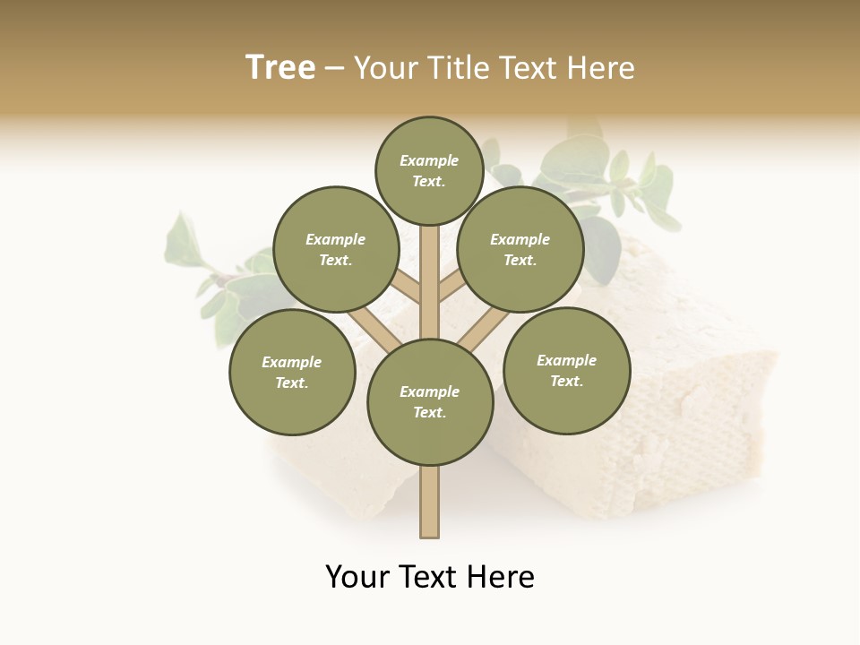 Soybean Ingredient Cubes PowerPoint Template
