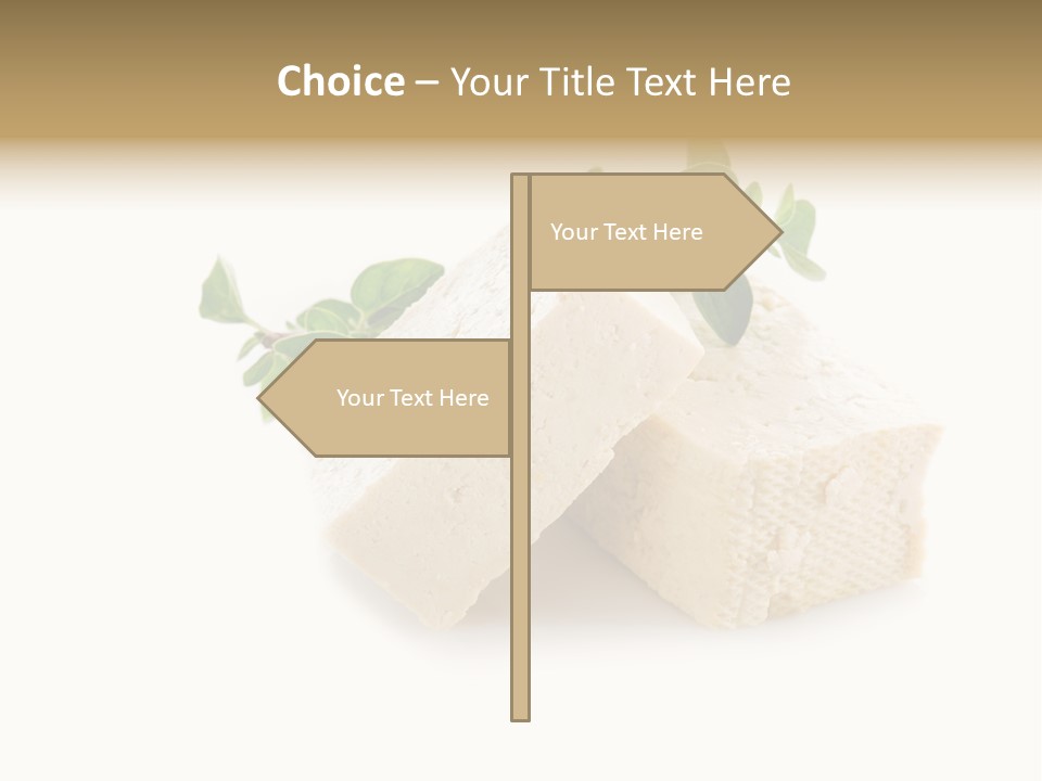 Soybean Ingredient Cubes PowerPoint Template