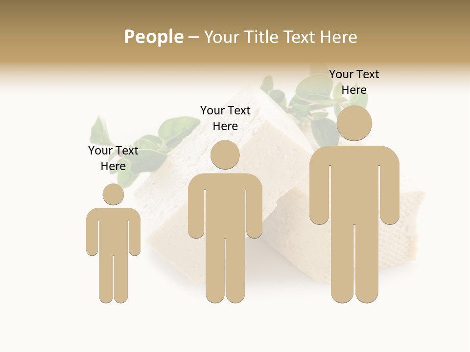 Soybean Ingredient Cubes PowerPoint Template