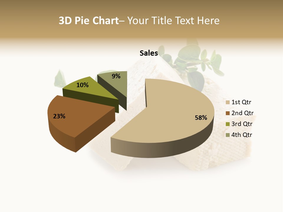 Soybean Ingredient Cubes PowerPoint Template