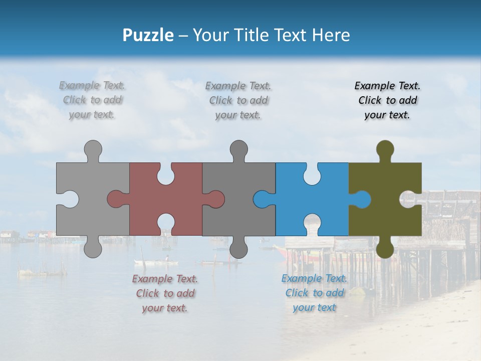 Panoramic Asian Asia PowerPoint Template