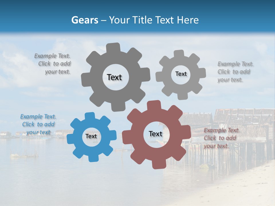 Panoramic Asian Asia PowerPoint Template