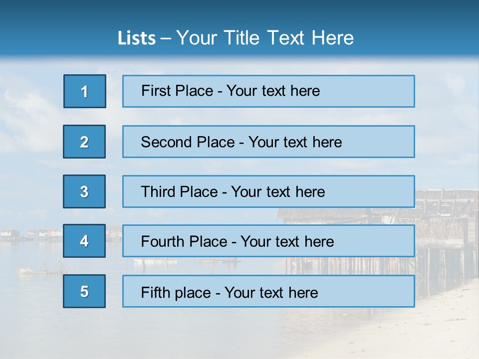 Panoramic Asian Asia PowerPoint Template