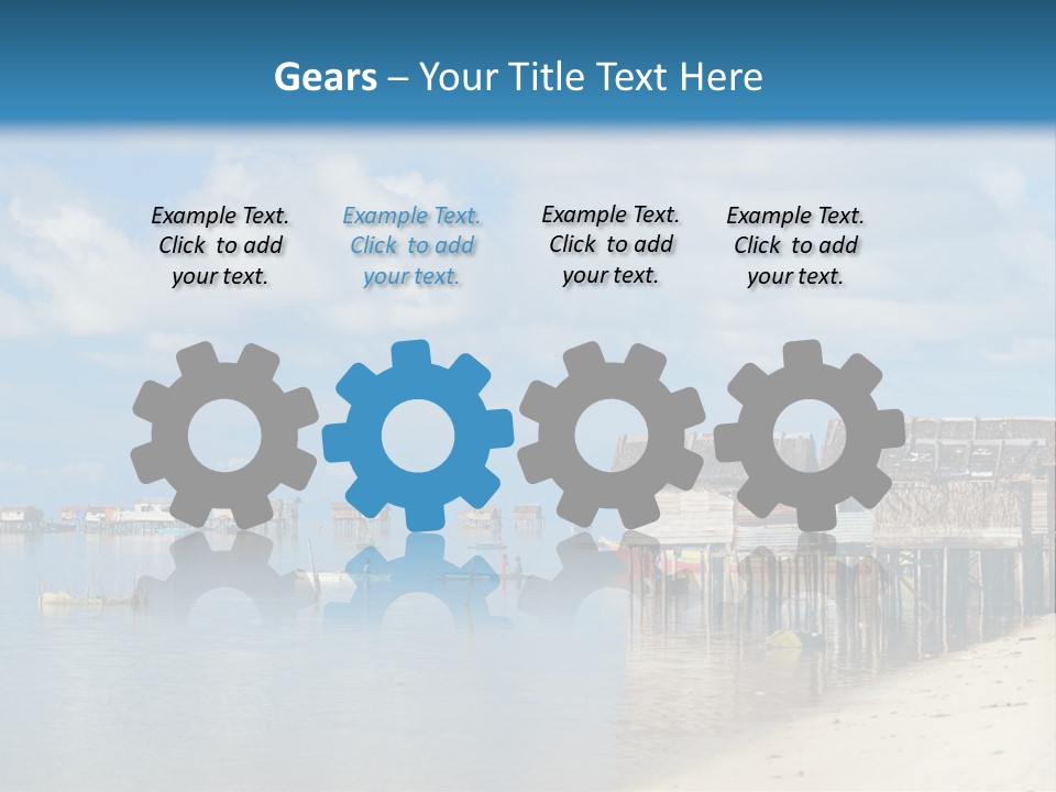 Panoramic Asian Asia PowerPoint Template