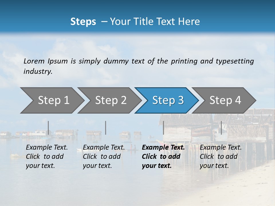 Panoramic Asian Asia PowerPoint Template