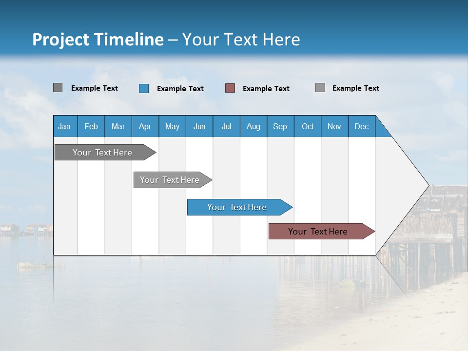 Panoramic Asian Asia PowerPoint Template