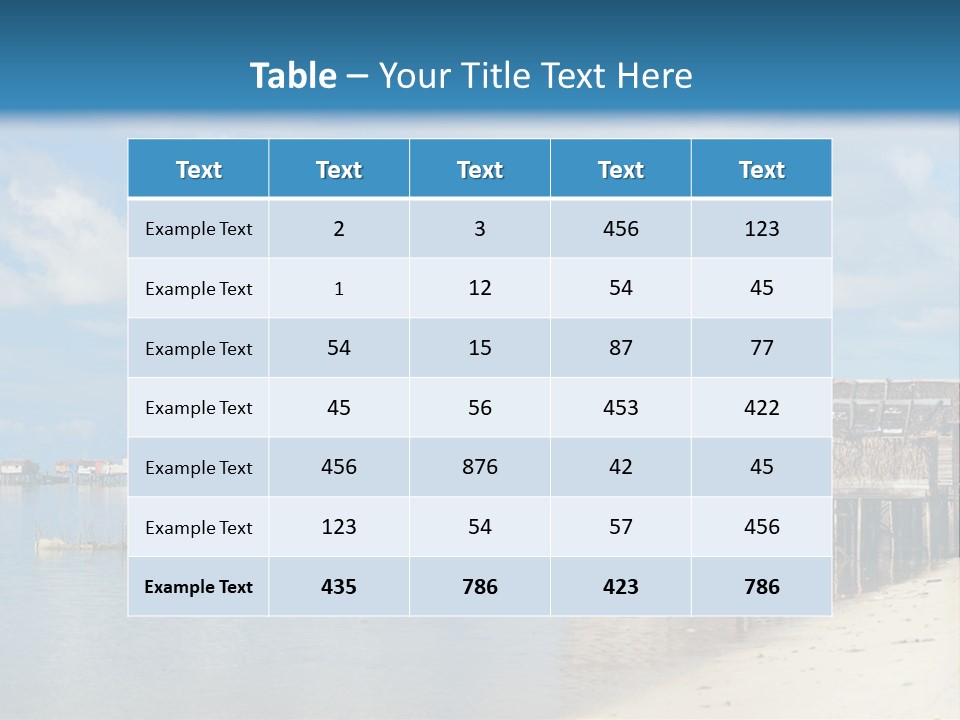 Panoramic Asian Asia PowerPoint Template