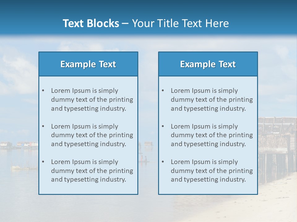 Panoramic Asian Asia PowerPoint Template