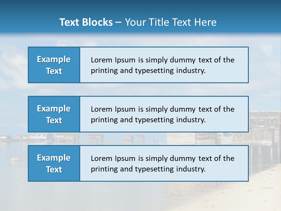 Panoramic Asian Asia PowerPoint Template