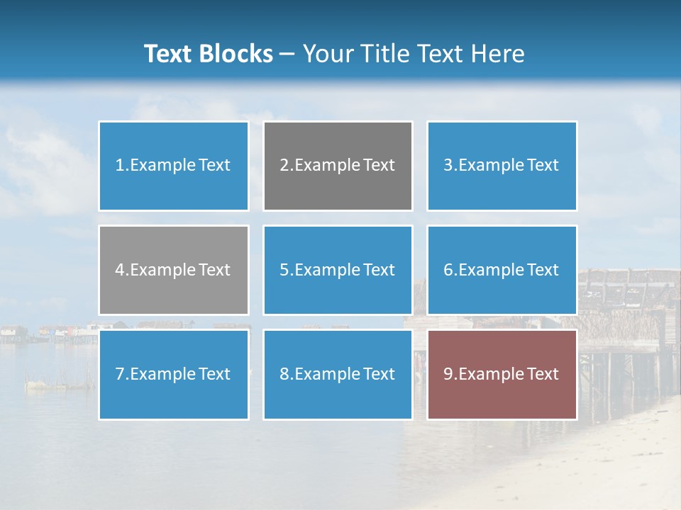 Panoramic Asian Asia PowerPoint Template