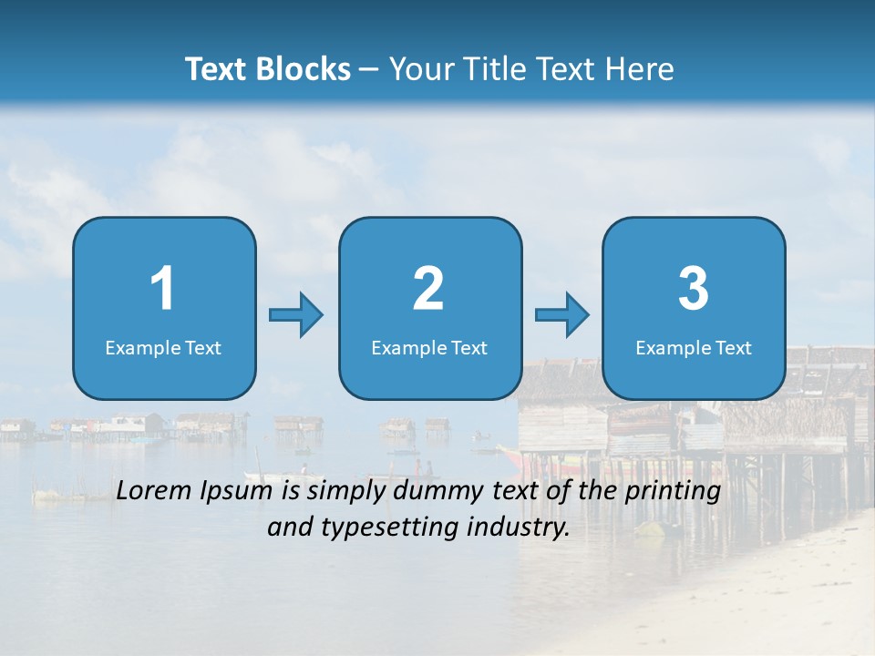 Panoramic Asian Asia PowerPoint Template