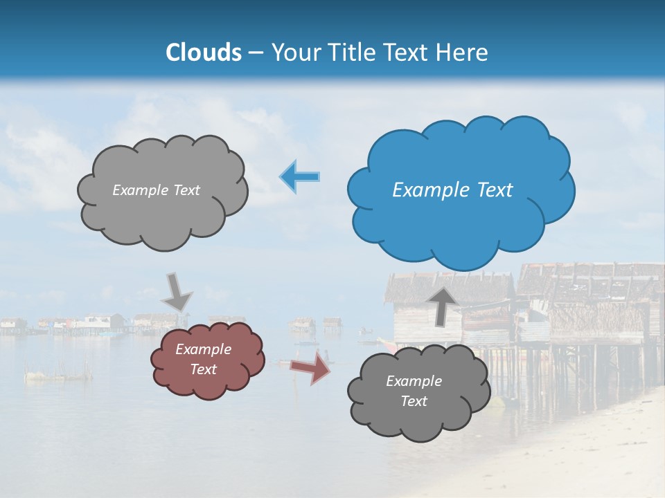 Panoramic Asian Asia PowerPoint Template