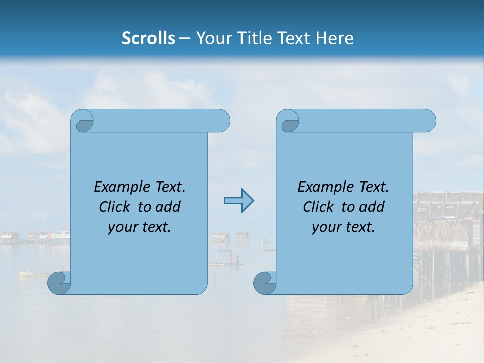 Panoramic Asian Asia PowerPoint Template
