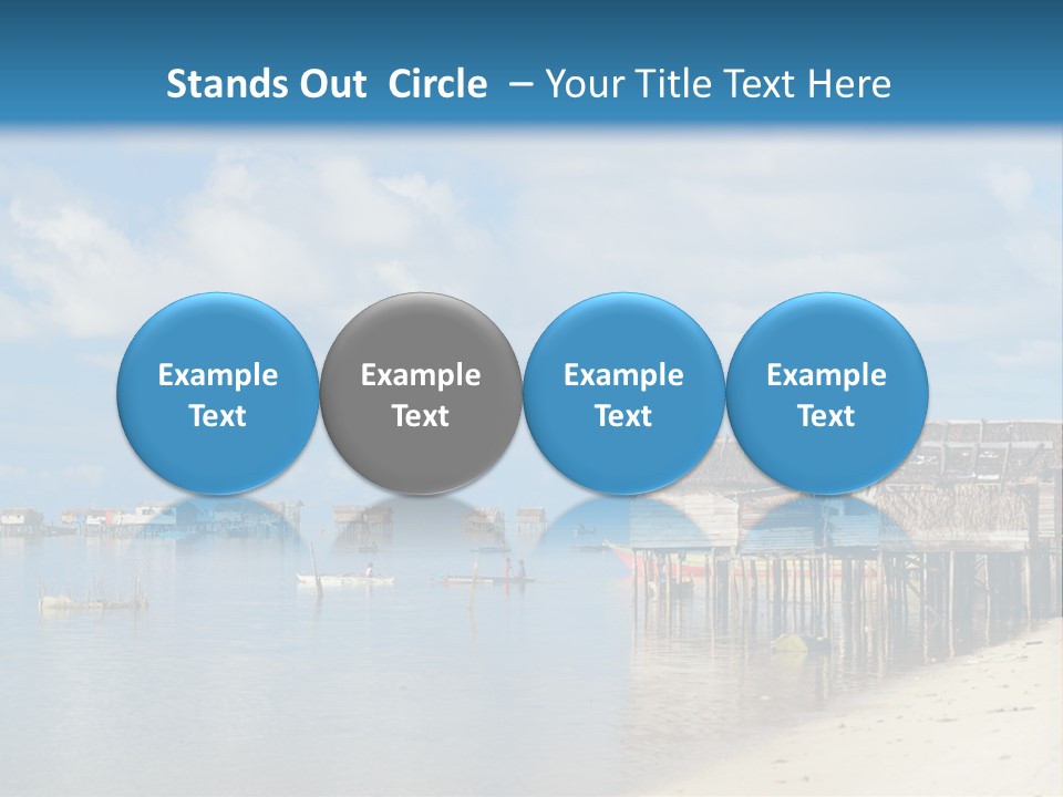 Panoramic Asian Asia PowerPoint Template