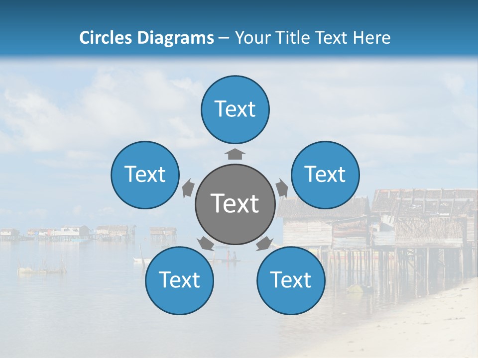 Panoramic Asian Asia PowerPoint Template