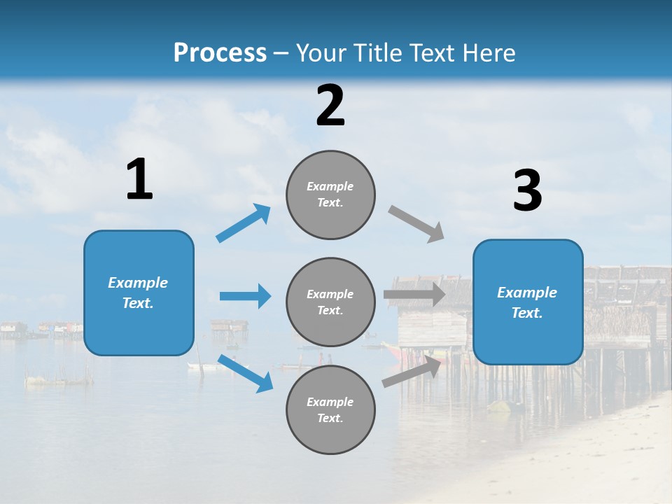 Panoramic Asian Asia PowerPoint Template