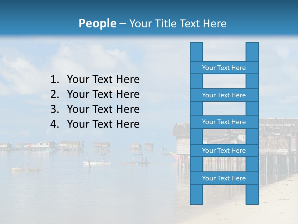 Panoramic Asian Asia PowerPoint Template