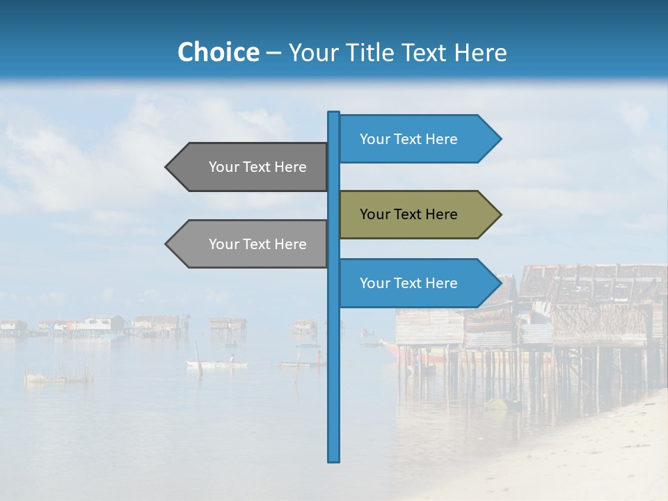 Panoramic Asian Asia PowerPoint Template