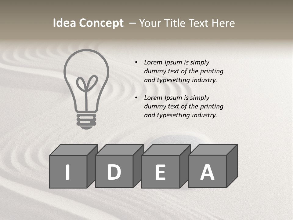 Creativity Round Clean PowerPoint Template