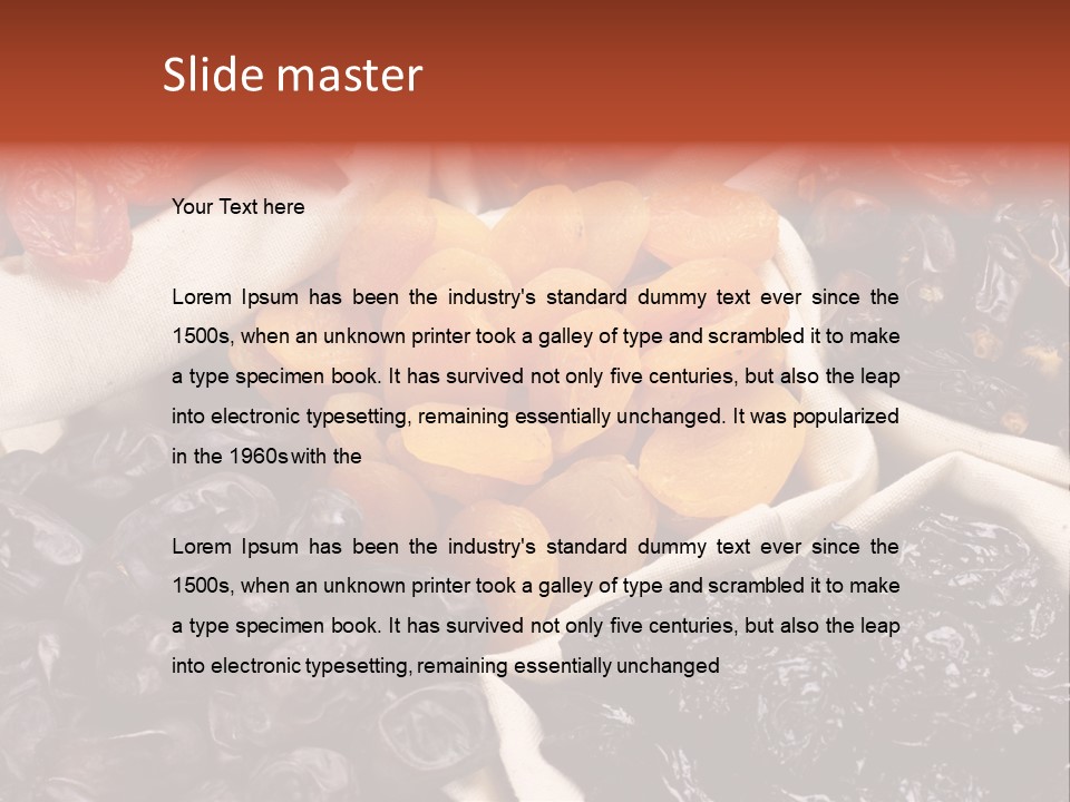 Prune Nobody Healthy PowerPoint Template