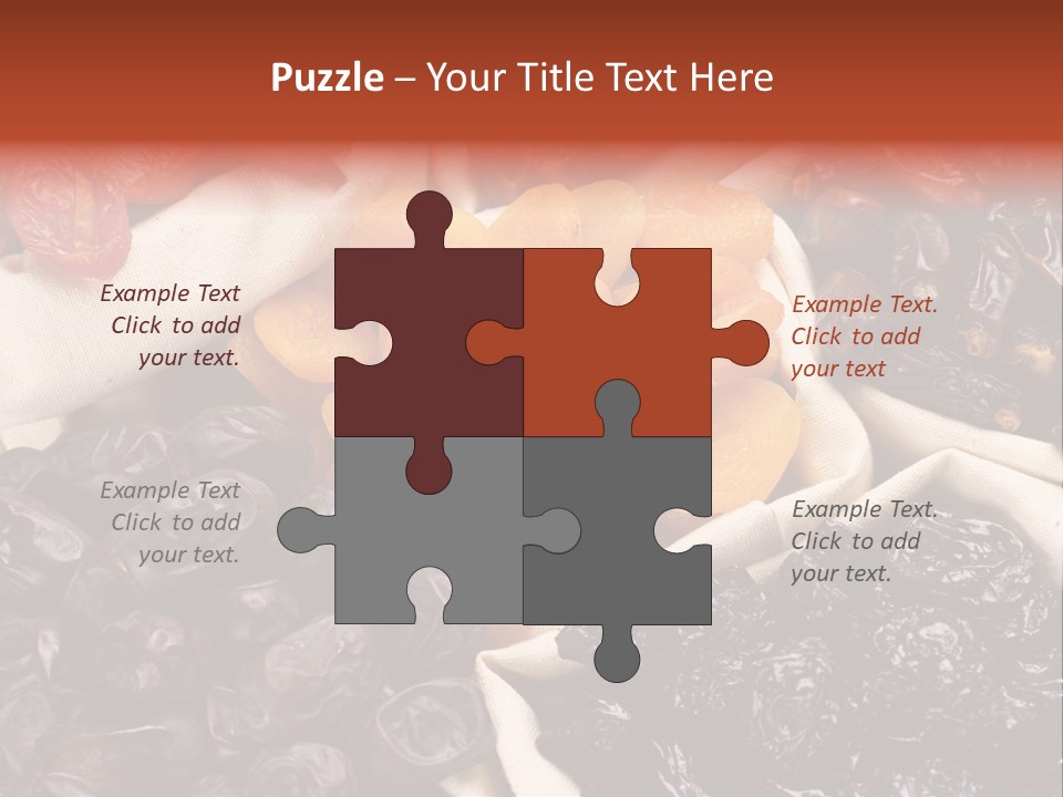 Prune Nobody Healthy PowerPoint Template