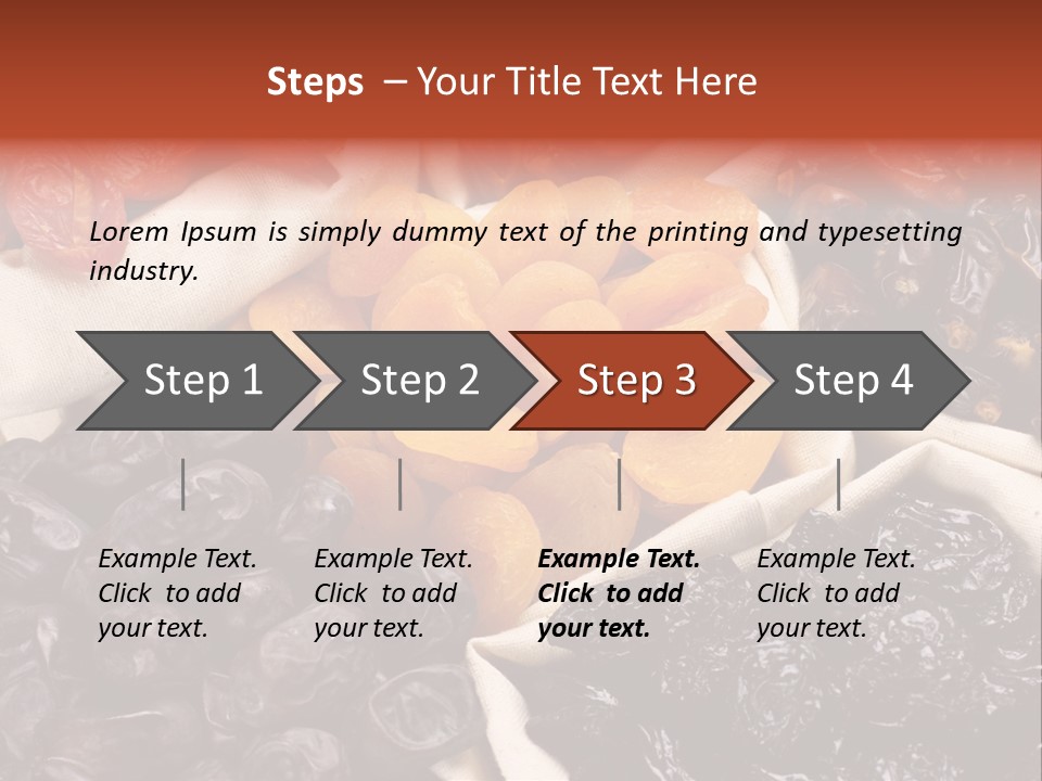 Prune Nobody Healthy PowerPoint Template
