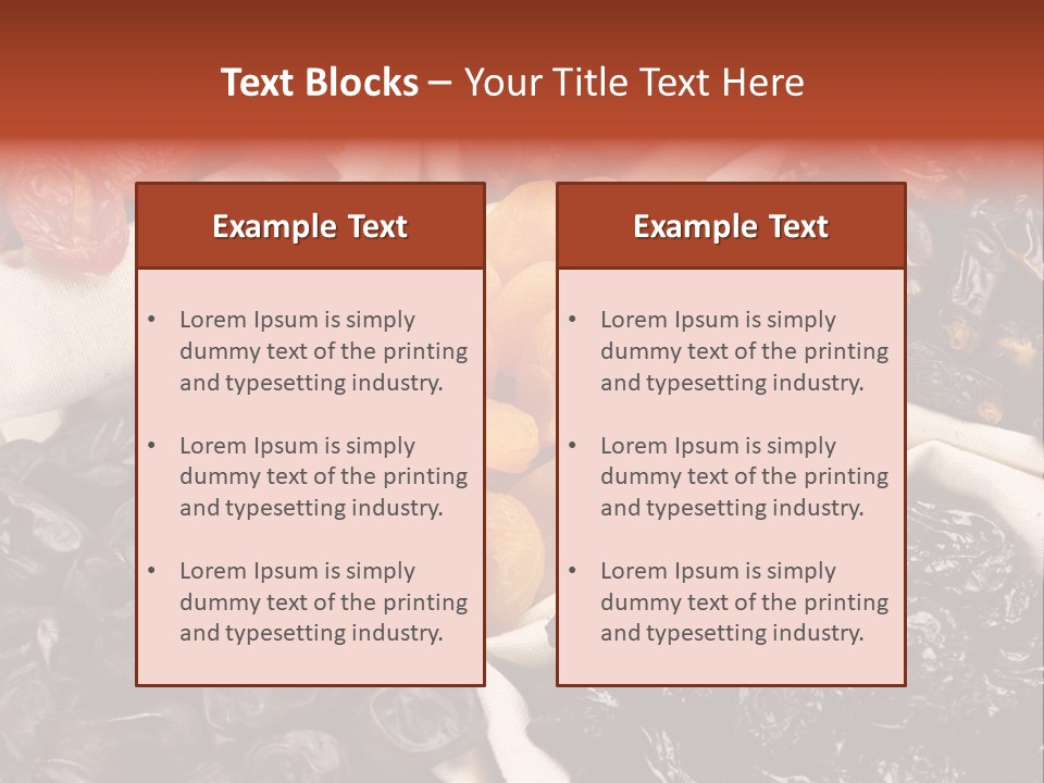 Prune Nobody Healthy PowerPoint Template