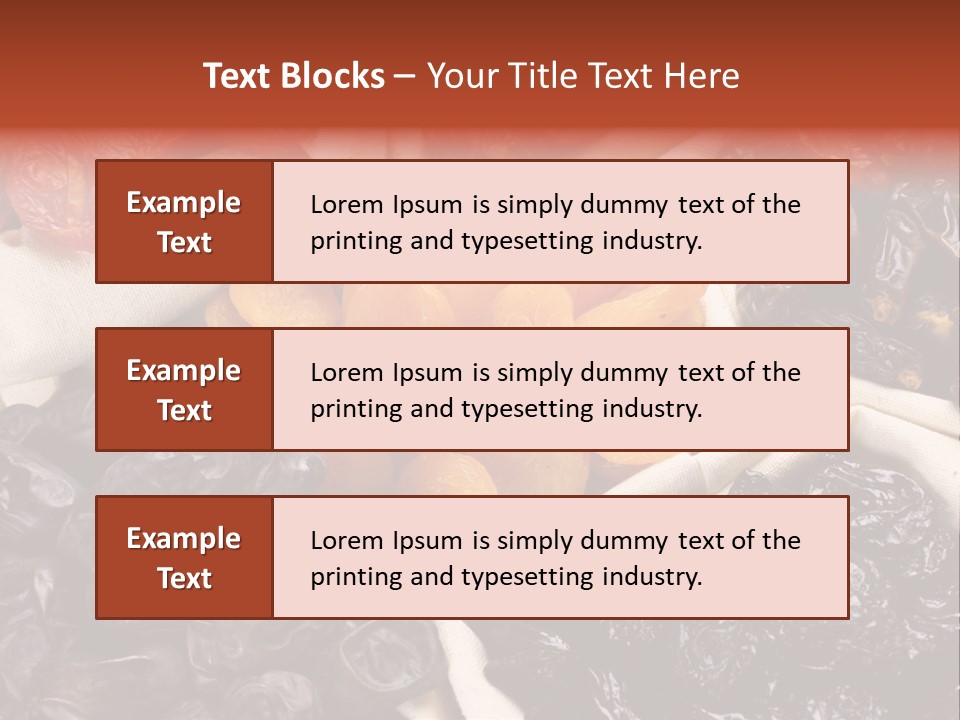 Prune Nobody Healthy PowerPoint Template