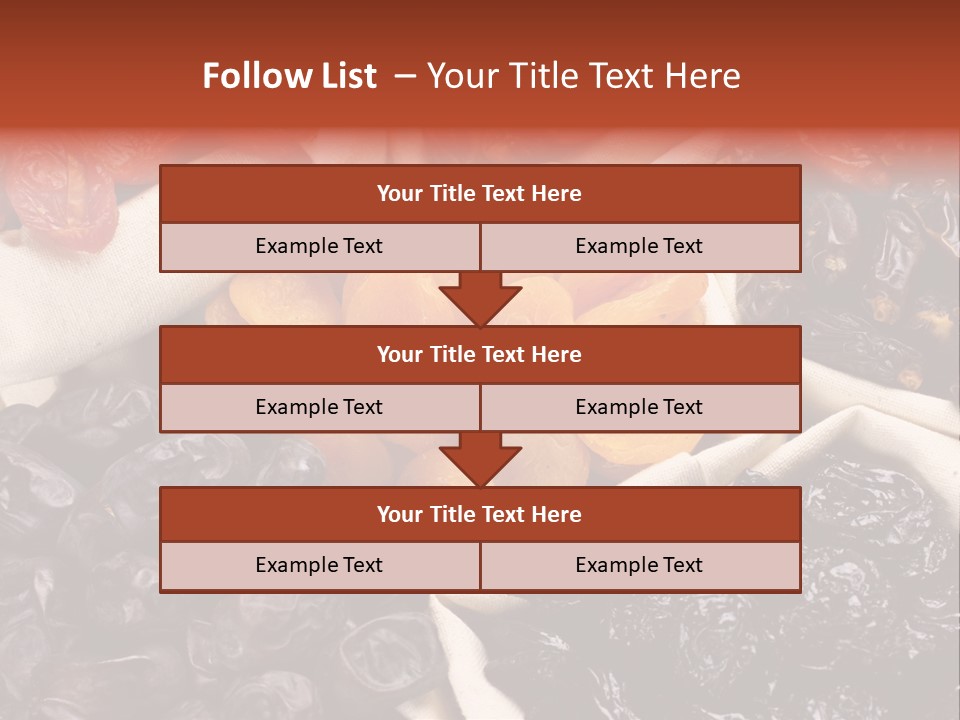 Prune Nobody Healthy PowerPoint Template
