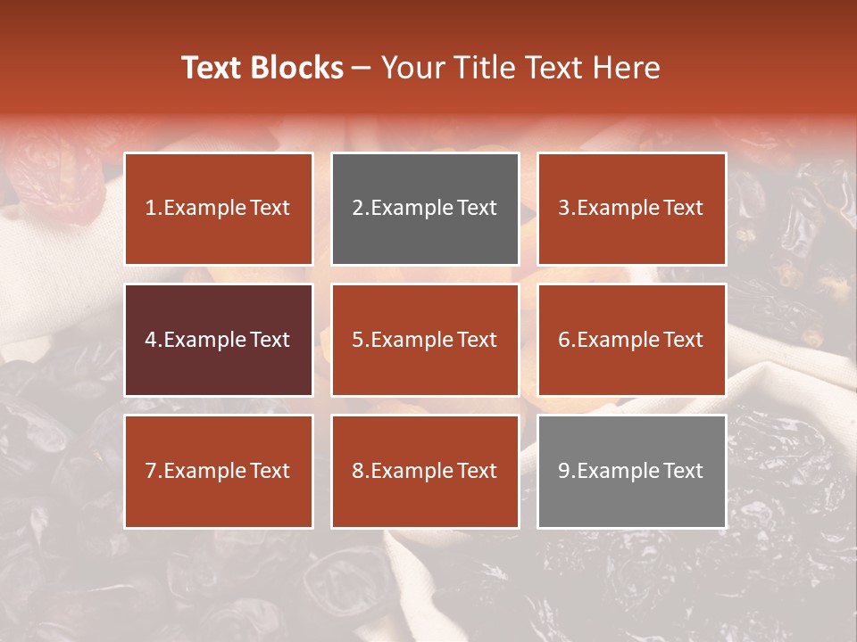 Prune Nobody Healthy PowerPoint Template