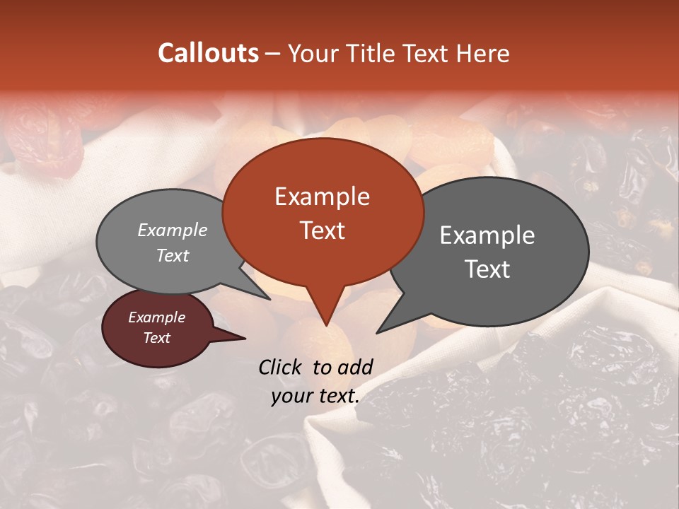 Prune Nobody Healthy PowerPoint Template